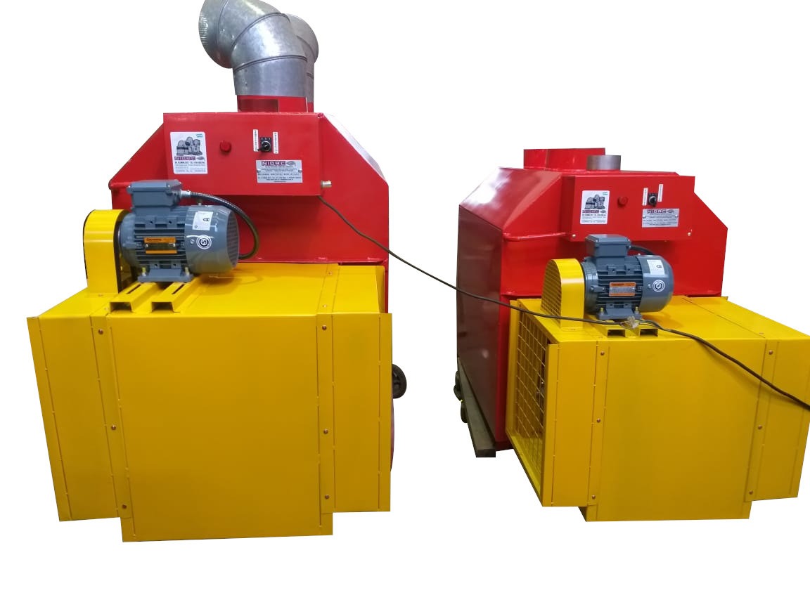 Equipo industrial de calefacción para naves y hangares